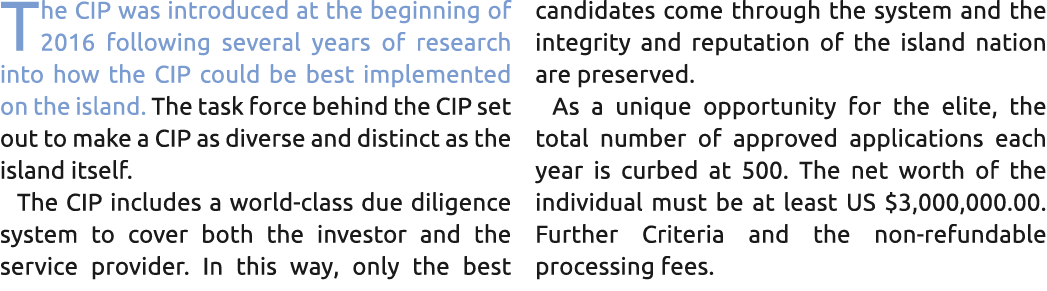 The CIP was introduced at the beginning of 2016 following several years of research into how the CIP could be best im...