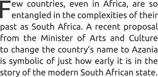 Few countries, even in Africa, are so entangled in the complexities of their past as South Africa. A recent proposal ...